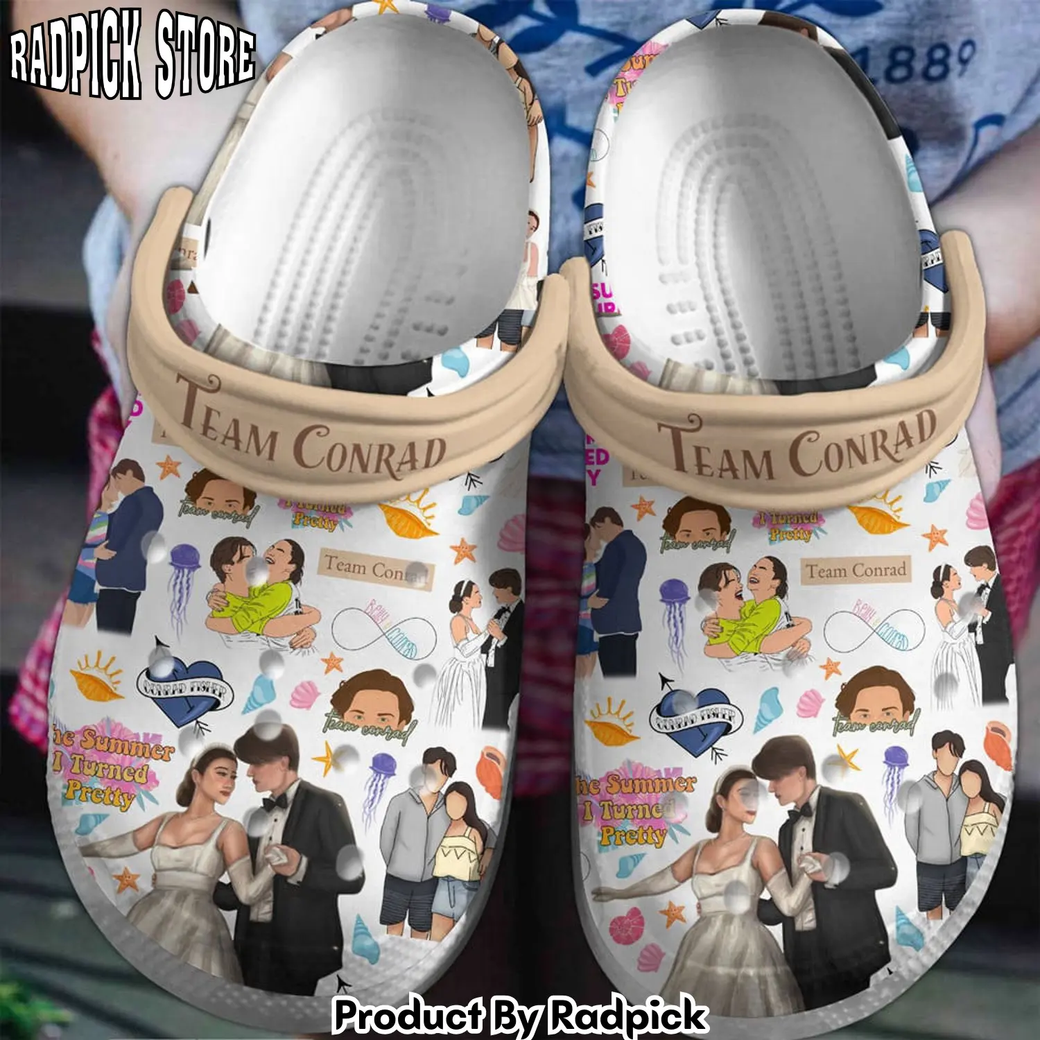 Radpick team conrad the summer i turned pretty tv series premium clogs shoes comfortable for men women rp652855